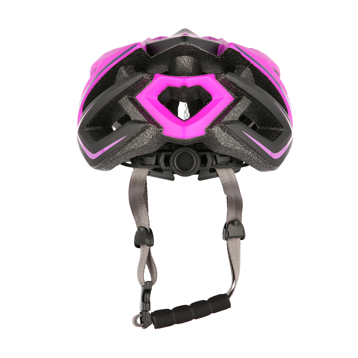Kask rowerowy fioletowo-niebieski rozmiar M Nils Extreme MTW202
